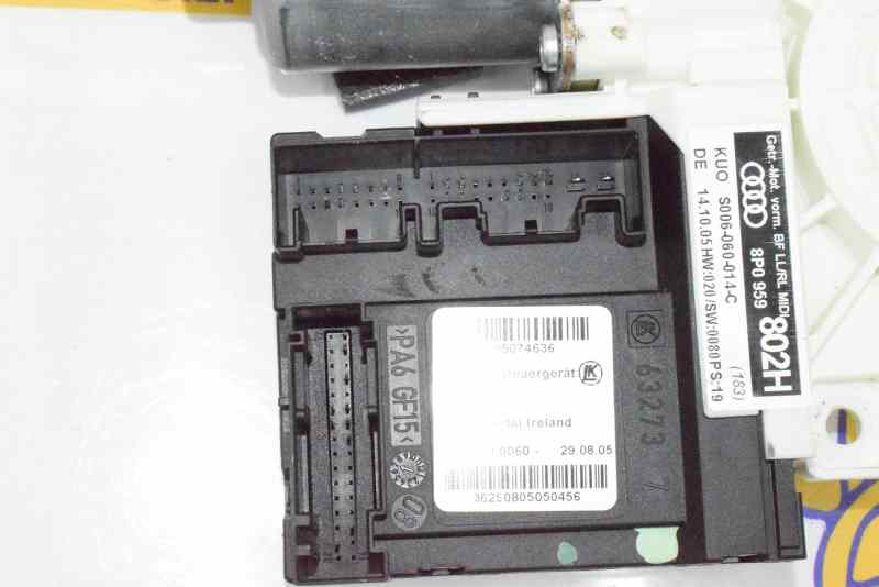 AUDI A2 8Z (1999-2005) Front Right Door Window Control Motor 8P0959802G, 8P0959802H 19605498