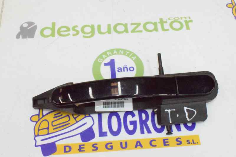 FORD Fiesta 5 generation (2001-2010) Rear right door outer handle 1521067,5S6YB22404CDXWAA,COLORNEGRO 19583022