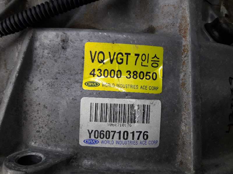 KIA Carnival 2 generation (2006-2010) Коробка передач 4300038050,Y060710176,2222DL 19649579