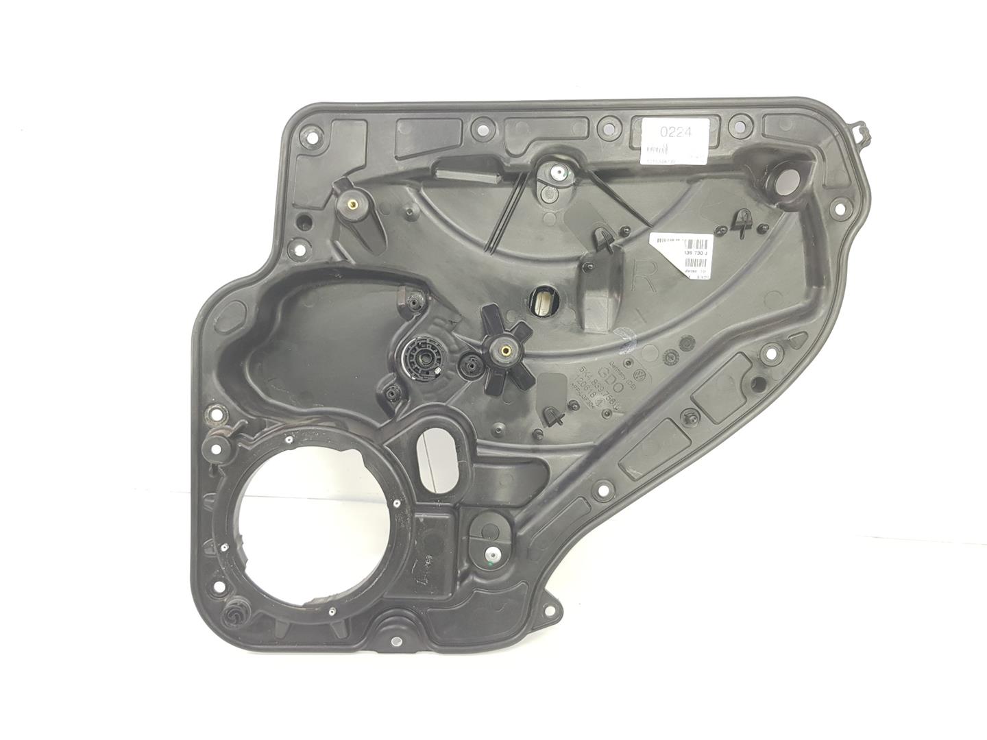 VOLKSWAGEN Golf 6 generation (2008-2015) Bakre høyre dør vindusregulator 5K4839462,5K4839462 19658356