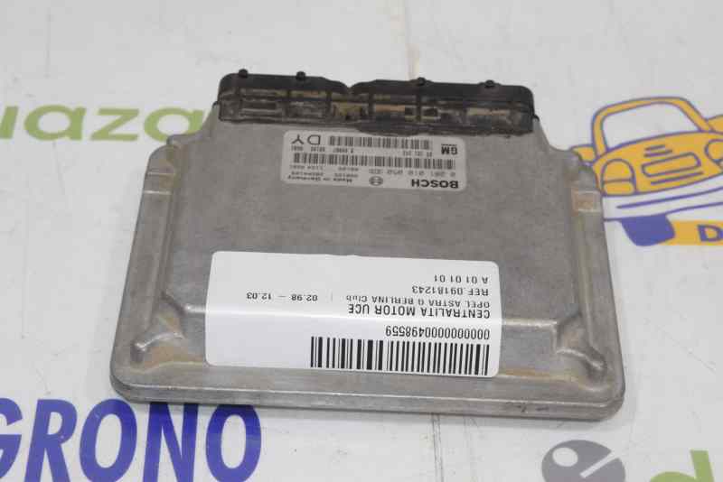 OPEL Astra H (2004-2014) Блок керування двигуном ECU 09181243,0281010050 19558168