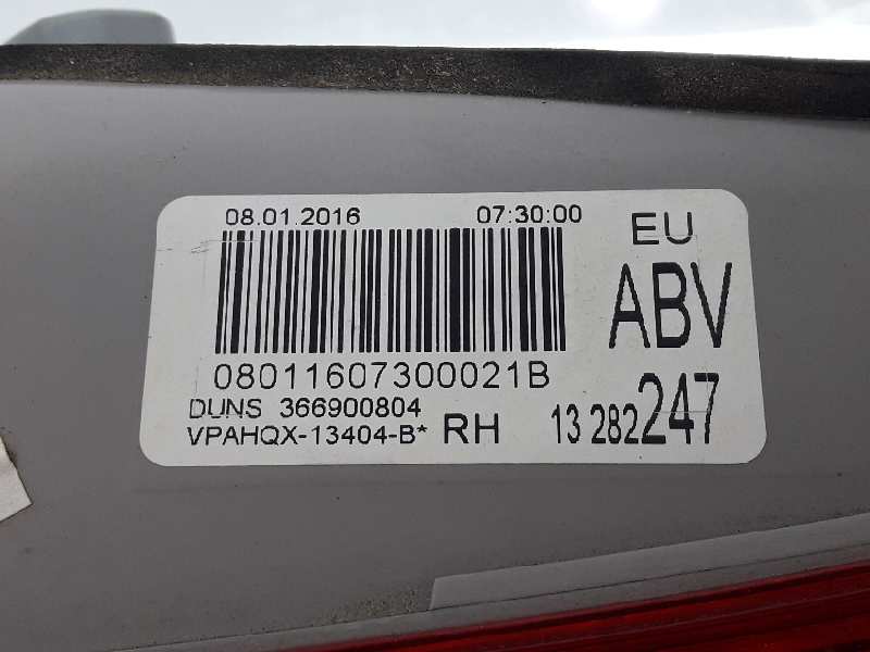 Piloto porton derecho B16DTL 13282247 de Opel Astra j sports tourer 2011-2011 - pieza usada