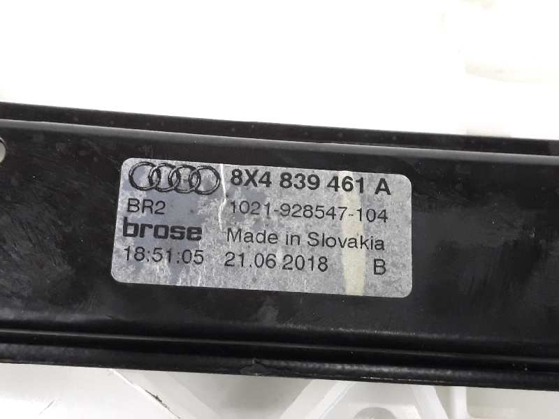 AUDI A7 C7/4G (2010-2020) Galinių kairių durų stiklo pakelėjas 8X4839461A, 8X4839461A 19641606