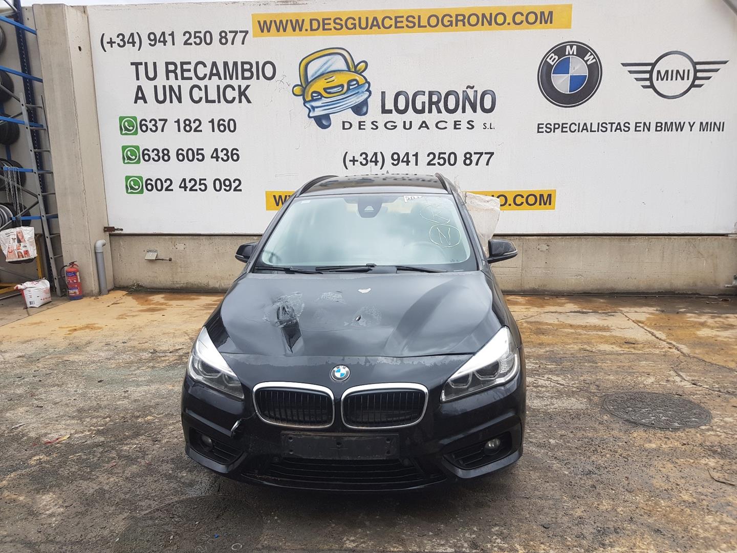 BMW 2 Series Grand Tourer F46 (2018-2023) Kapotas 41117424742, 41117424742, COLORNEGRO475 24149332
