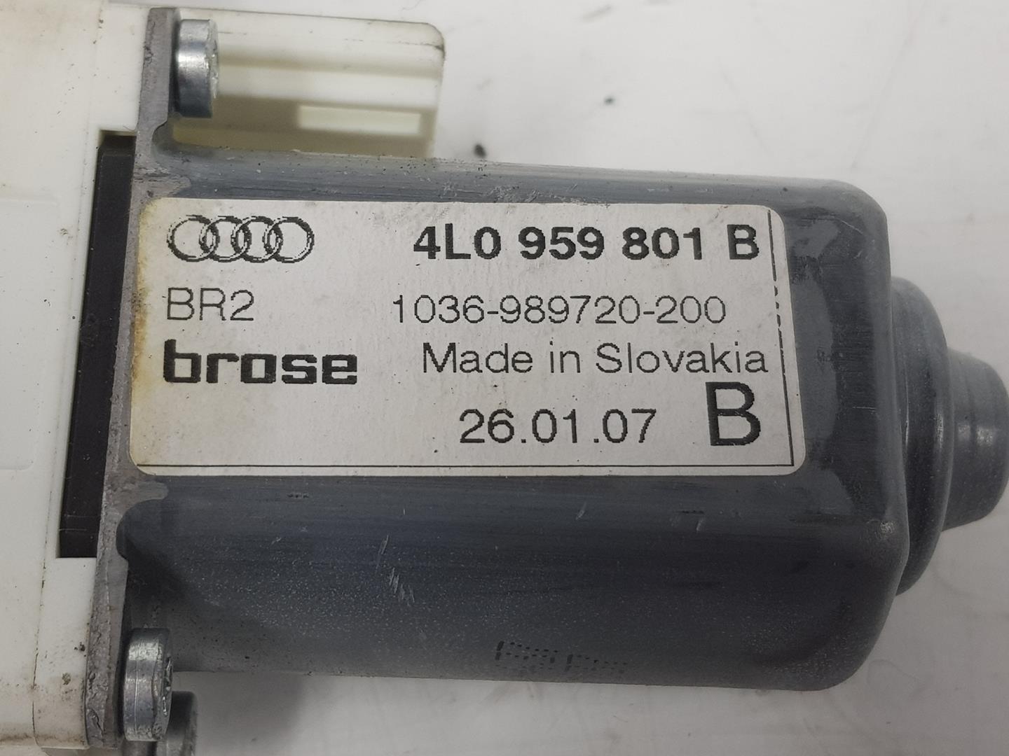 AUDI Q7 4L (2005-2015) Rear Left Door Window Control Motor 4L0959801B,4L0959801B,SOLOMOTOR 19716529