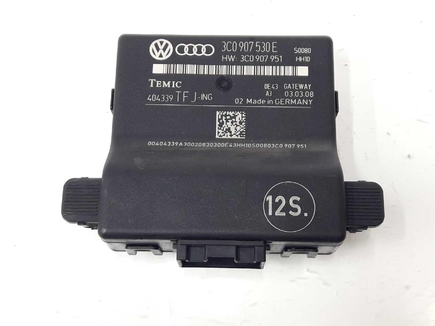 VOLKSWAGEN Passat B6 (2005-2010) Gateway valdymo blokas 3C0907530E,404339TFJING,GATEWAY 19688694