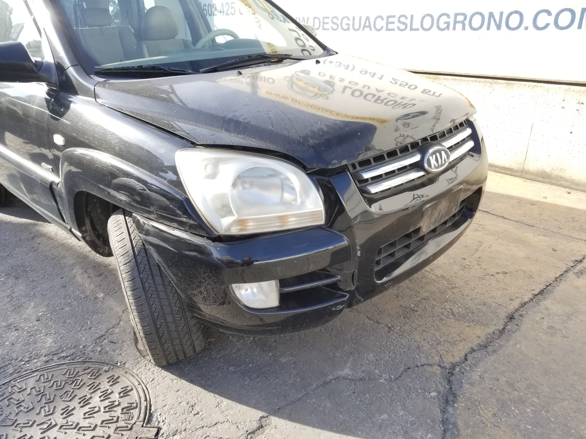 KIA Sportage 2 generation (2004-2010) Капот 664001F010,664001F010,COLORNEGRO9P 24211649