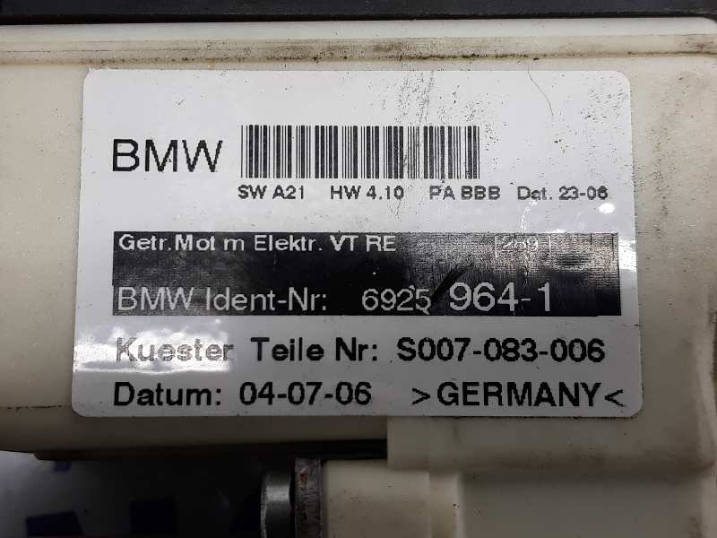 BMW X3 E83 (2003-2010) Front Right Door Window Control Motor 67626925964,6925964,0130822222 19626939