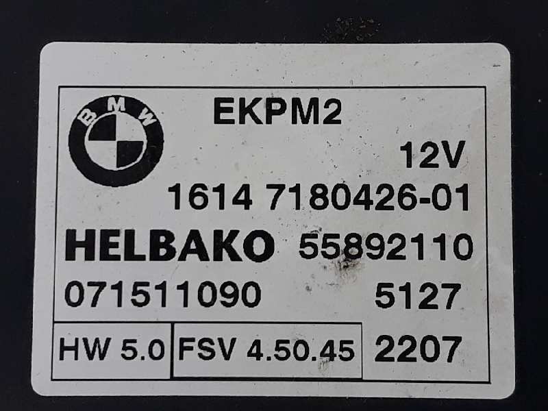 BMW X6 E71/E72 (2008-2012) Kuro siurblio valdymo blokas(EKPS) 16147180426, 16147180426 19914797