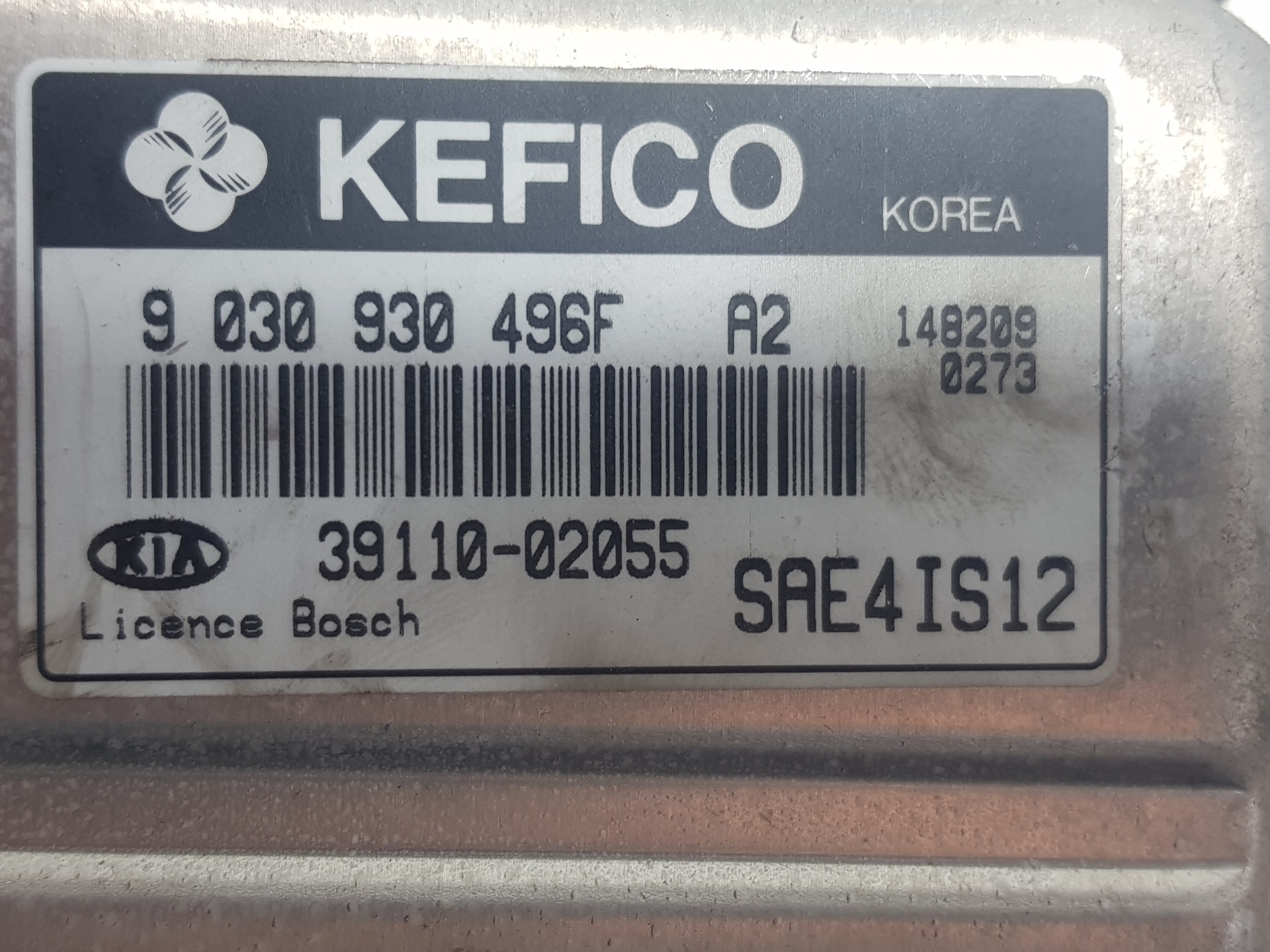 Motorsteuergerät 3911002055 de Kia Picanto sa 0-0 - pieza usada