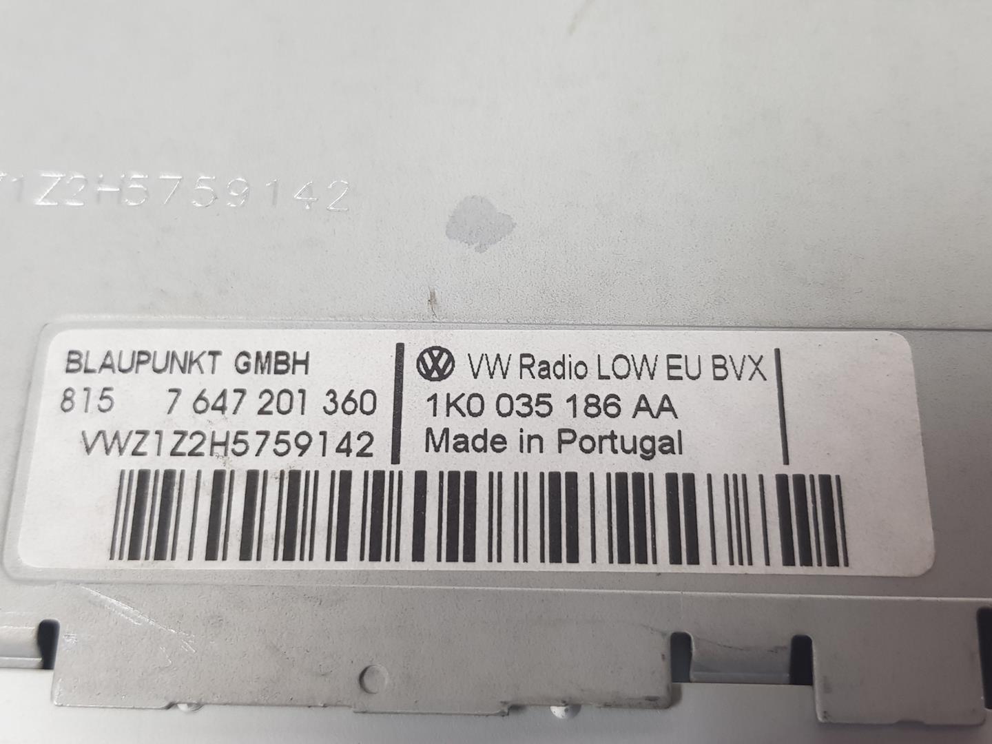 VOLKSWAGEN Passat B6 (2005-2010) Musikkspiller uten GPS 8157647201360,1K0035186AA 23755274