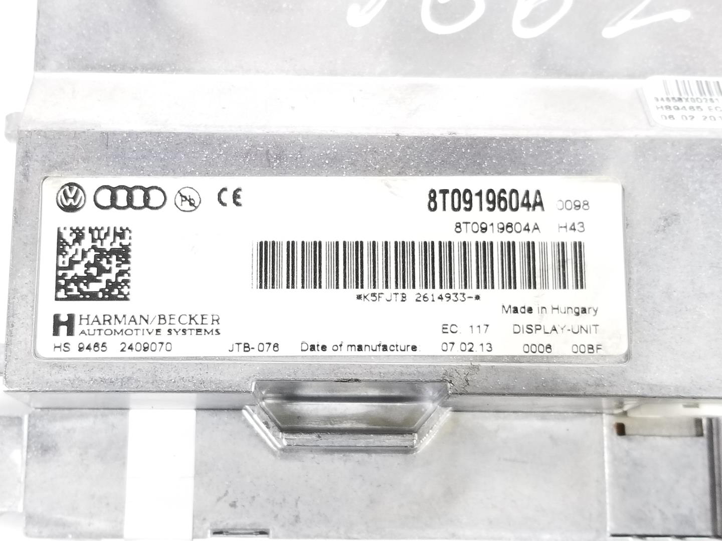 AUDI A4 B8/8K (2011-2016) Kitos salono dalys 8T0919604A,8T0919604A 19922208