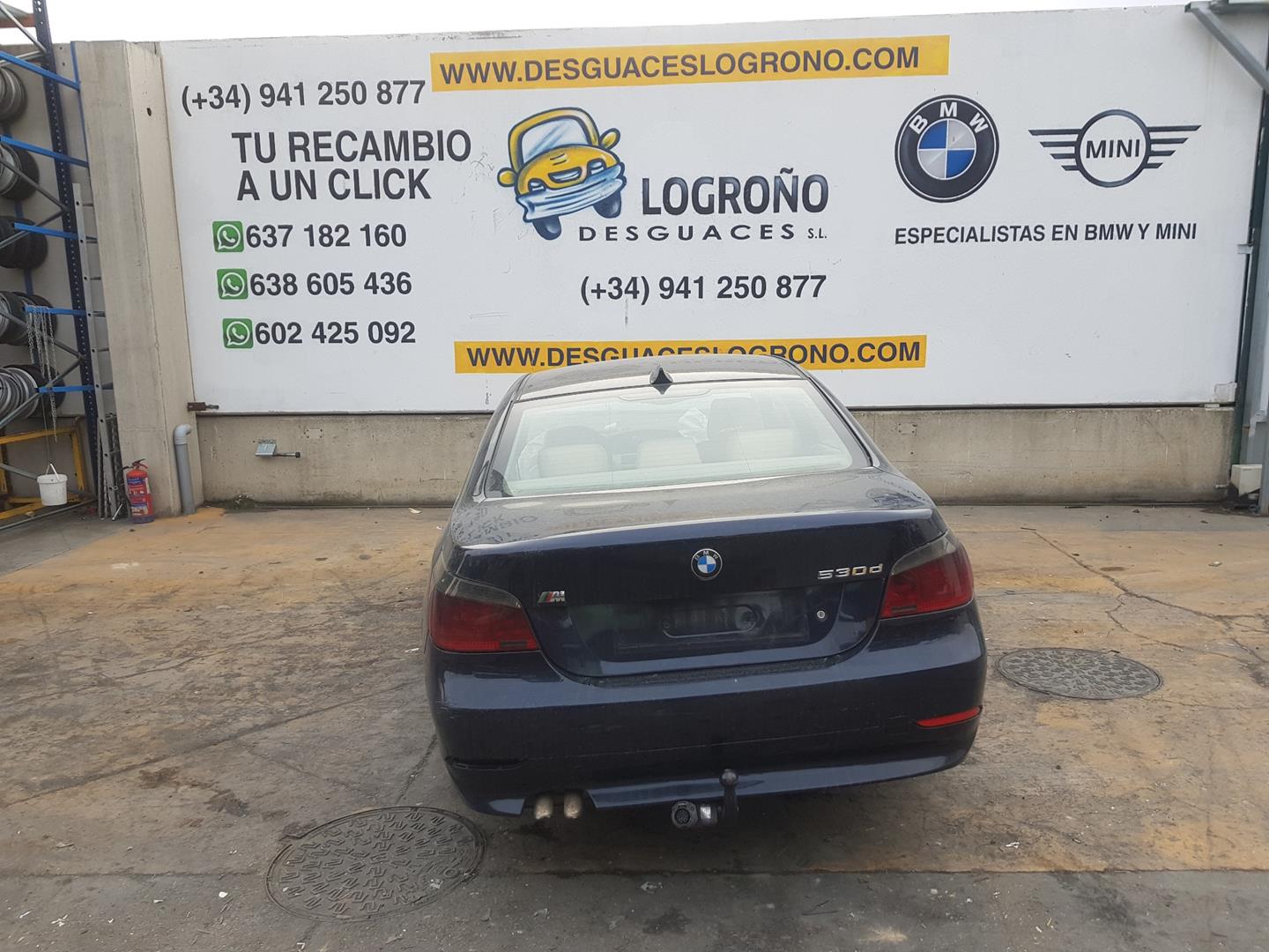 BMW 5 Series E60/E61 (2003-2010) Galinių kairių durų stiklo pakelėjo varikliukas 67626922319, 6922319, SOLAMENTEELMOTOR 19788856