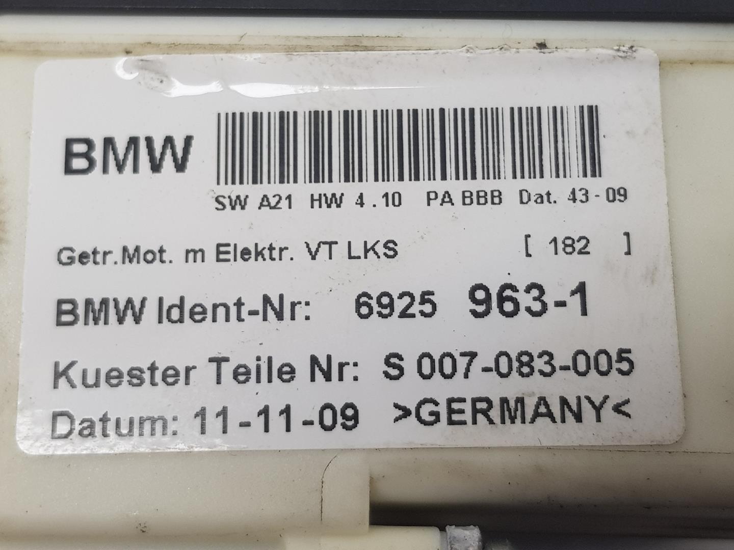 BMW X3 E83 (2003-2010) Vänster framdörr Fönsterregulatormotor 67626925963, 6925963 24180156