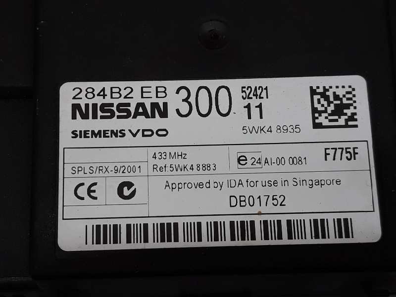 NISSAN Pathfinder R51 (2004-2014) Unité de contrôle de confort 284B2EB300,5WK48935 19629531