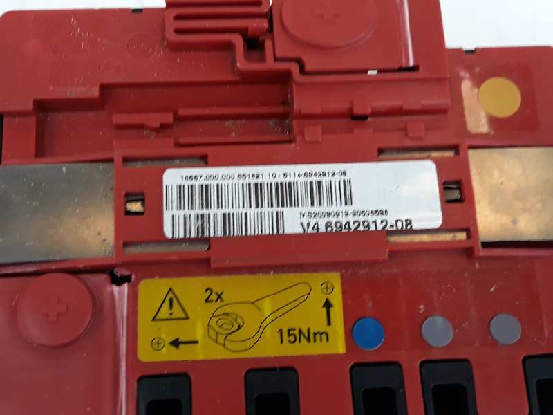 BMW 1 Series E81/E82/E87/E88 (2004-2013) Fuse Box 61146942912, 6942912, 61146971370 19647065