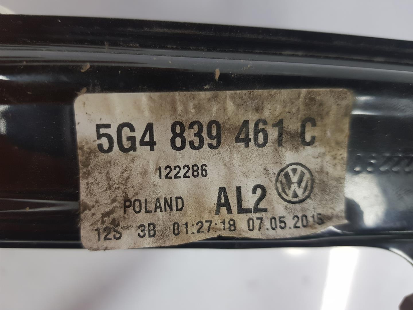 VOLKSWAGEN Variant VII TDI (2014-2024) Ridicator geam ușă dreapta spate 5G4839461C, 5G4839461C, 2222DL 19877577