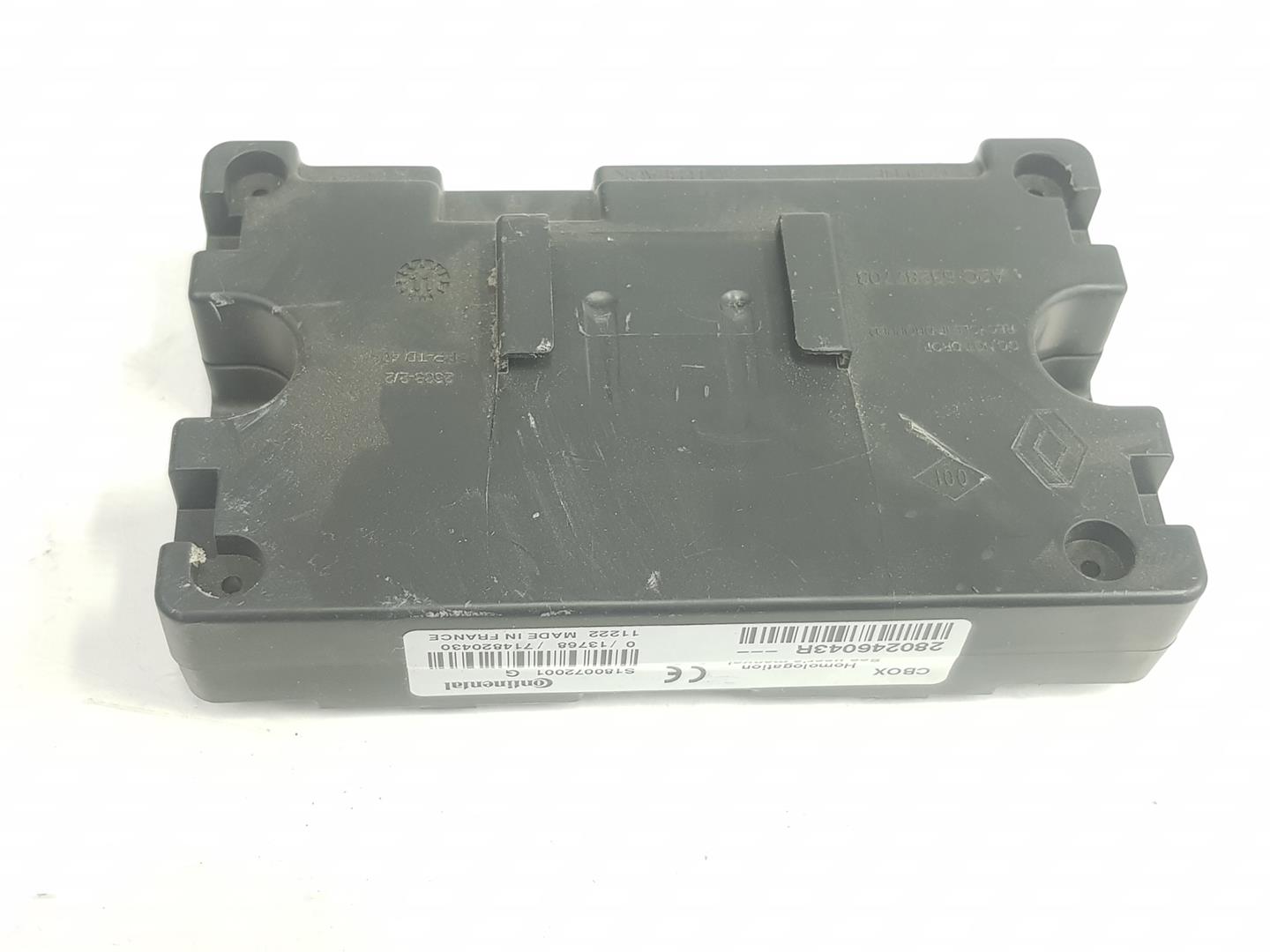 RENAULT Scenic 3 generation (2009-2015) Other Control Units 280246043R, 280246043R 19773168