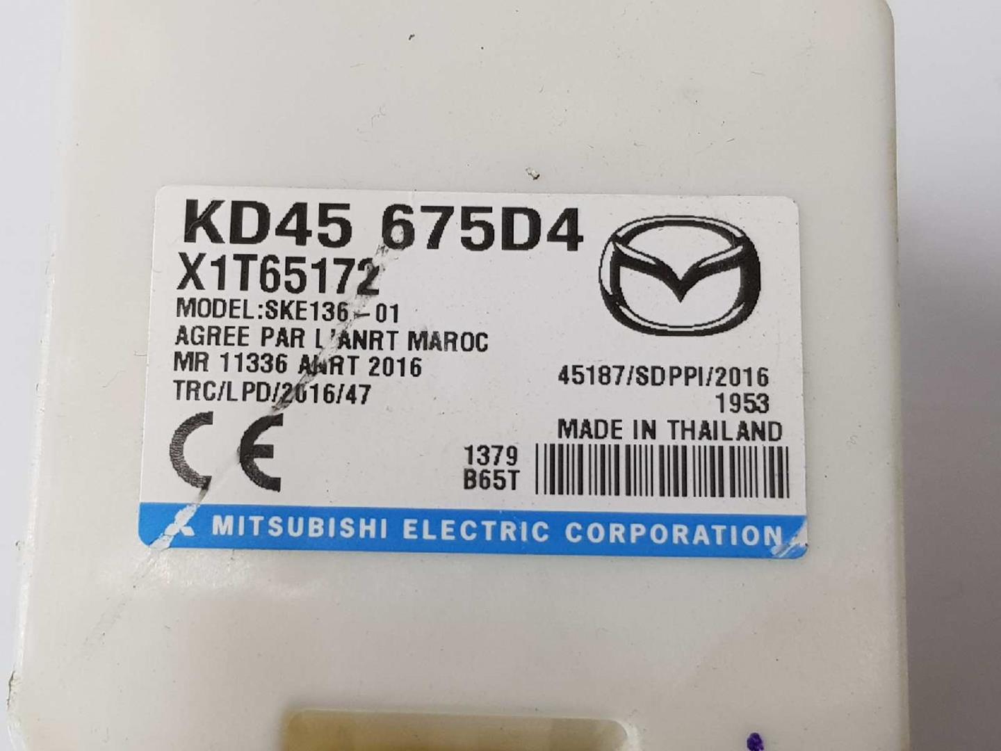 MAZDA CX-5 1 generation (2011-2020) Other Control Units KD45675D4,KD45675D4 19706091