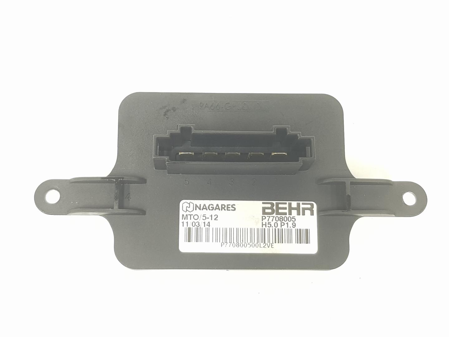 PEUGEOT 3008 1 generation (2010-2016) Interior Heater Resistor P7708005,6441CQ 24246133