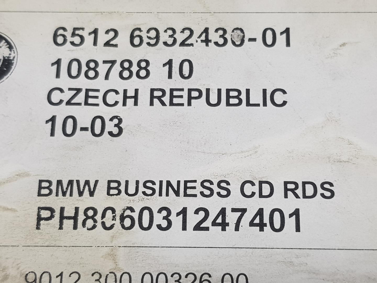 BMW 3 Series E46 (1997-2006) Muzikos grotuvas be navigacijos 65126932430, 65126932430 24235448