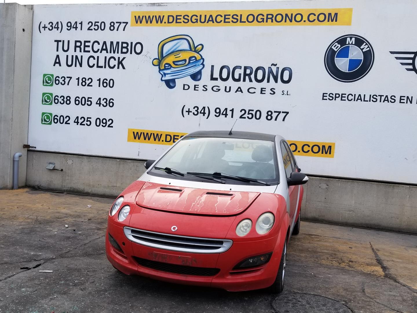 SMART Forfour 1 generation (2004-2006) Kapotas A4548800257,A4548800657,COLORROJO 19918187