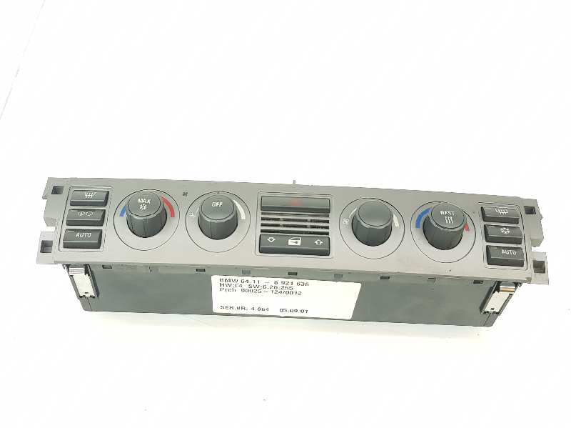 BMW 7 Series E65/E66 (2001-2008) Climate  Control Unit 64116921636, 64116921636 19916451