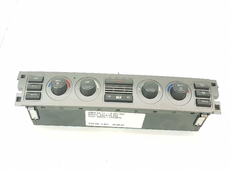 BMW 7 Series E65/E66 (2001-2008) Μονάδα Ελέγχου Κλίματος 64116921636,64116921636 19916451