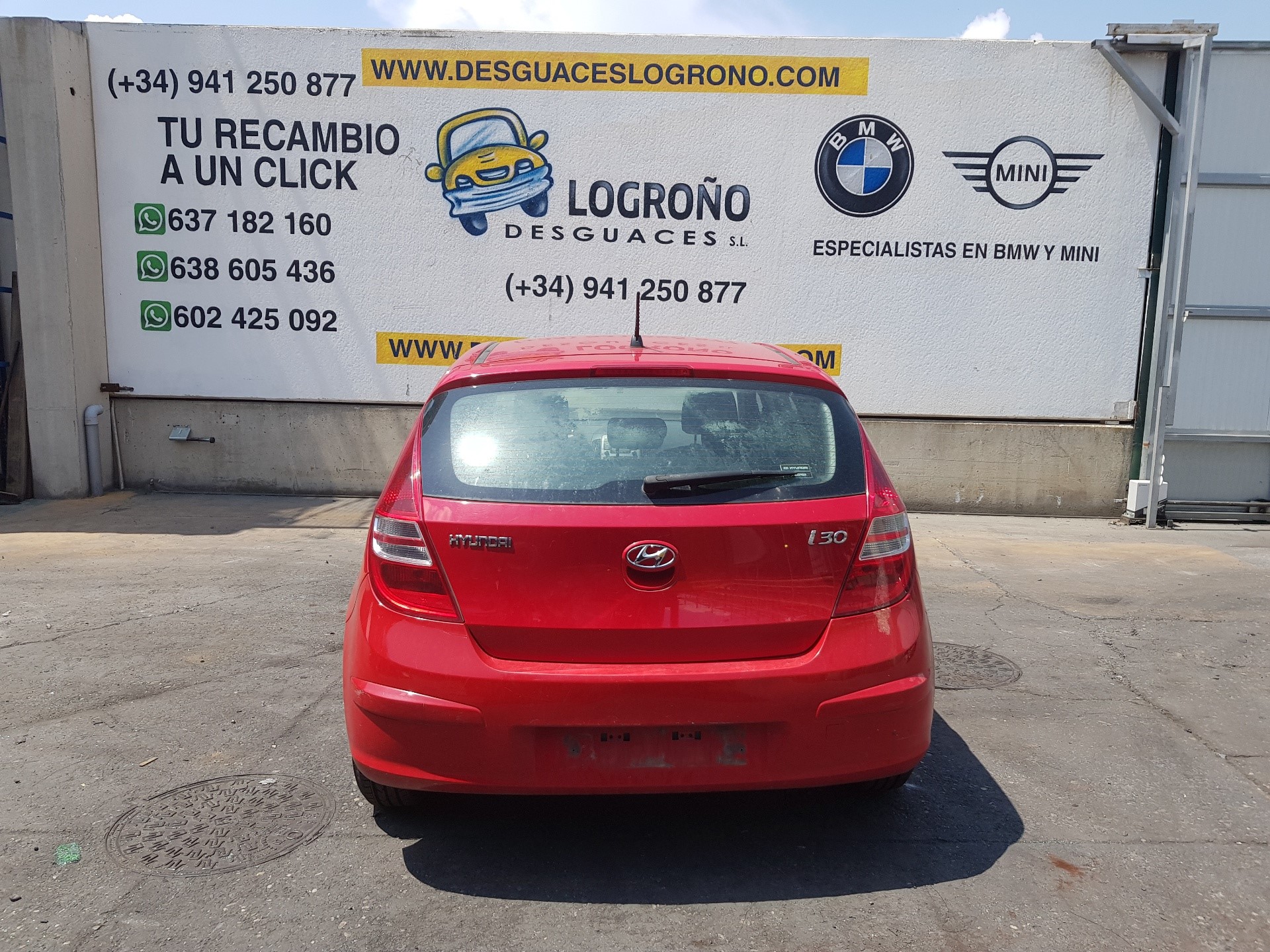 HYUNDAI i30 FD (1 generation) (2007-2012) Rear Right Door 770042R010,770042R010,COLORROJO 19939366