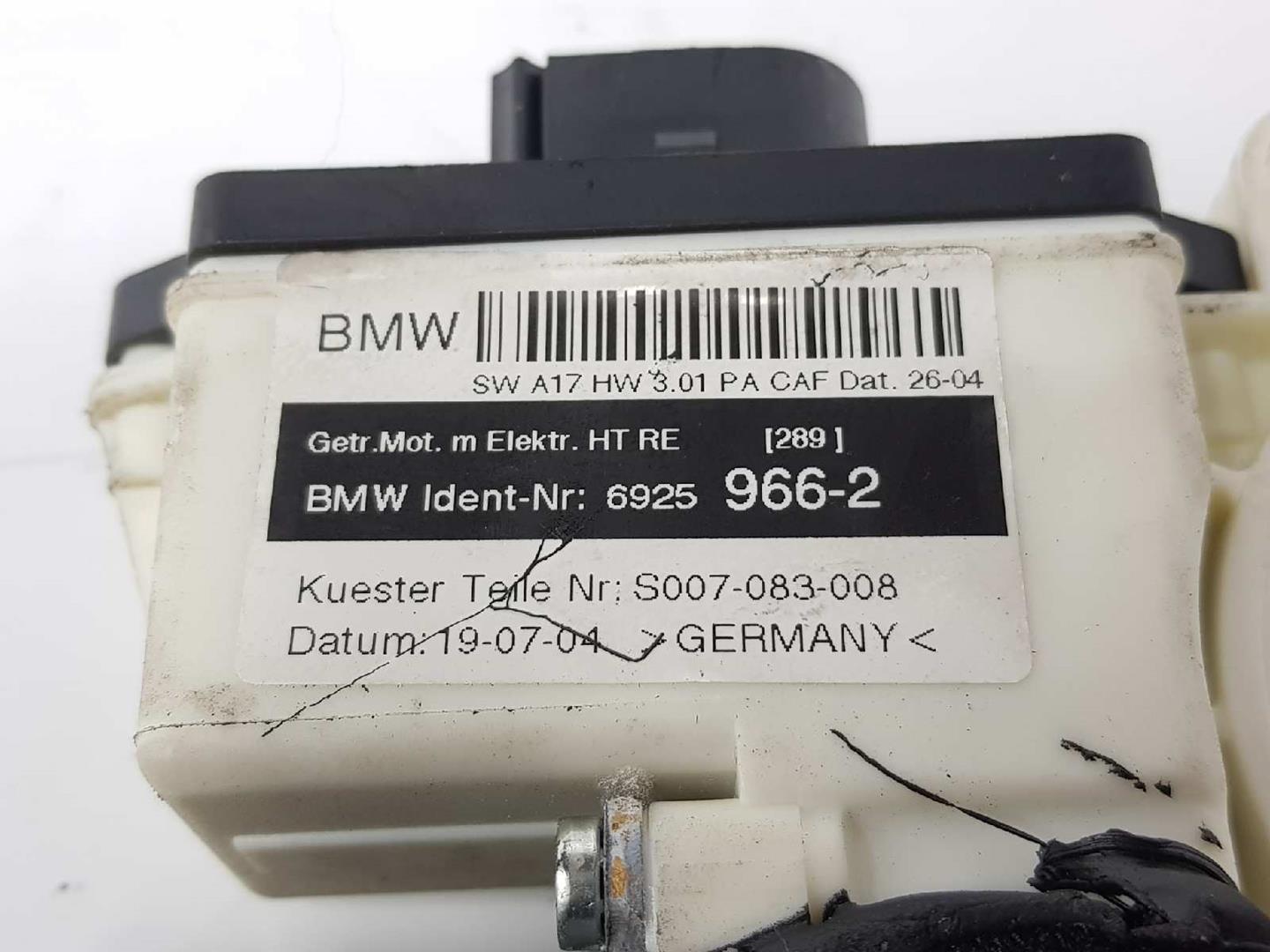 BMW X3 E83 (2003-2010) Маторчик стеклоподъемника задней правой двери 67626925966, 69259662 19719482