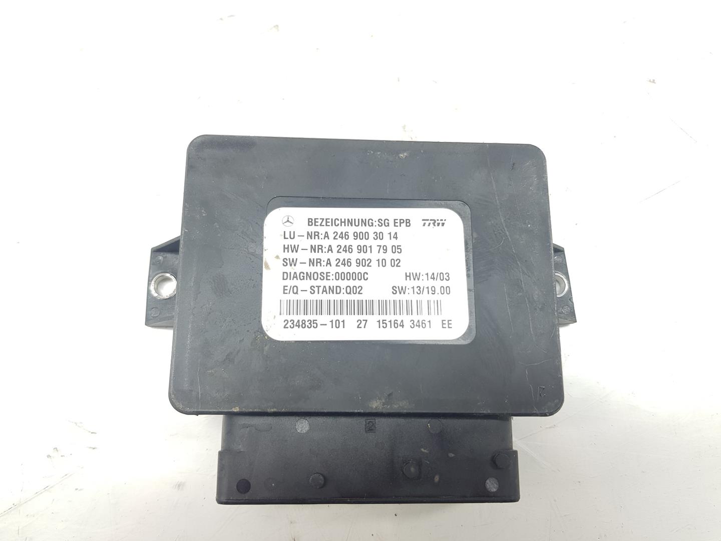 MERCEDES-BENZ CLA-Class C117 (2013-2016) Other Control Units A2469003014, A2469017905 20143432