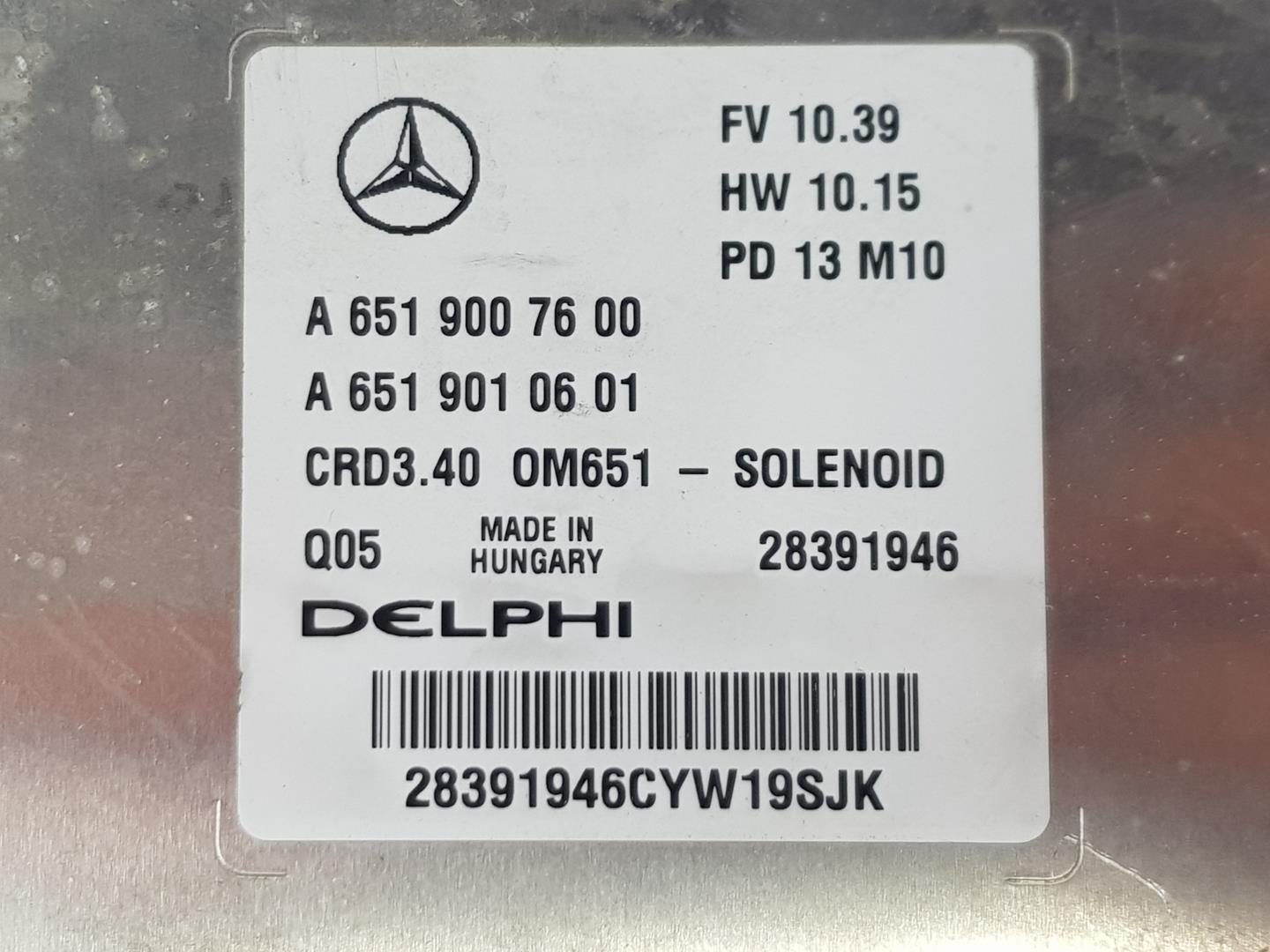 MERCEDES-BENZ CLA-Class C117 (2013-2016) Motorkontrolenhed ECU A6519007600,A6519007600 19879908