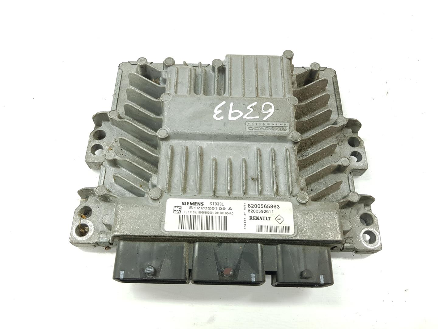 RENAULT Scenic 2 generation (2003-2010) Motora vadības bloks 8200565863, 8200565863 21455376