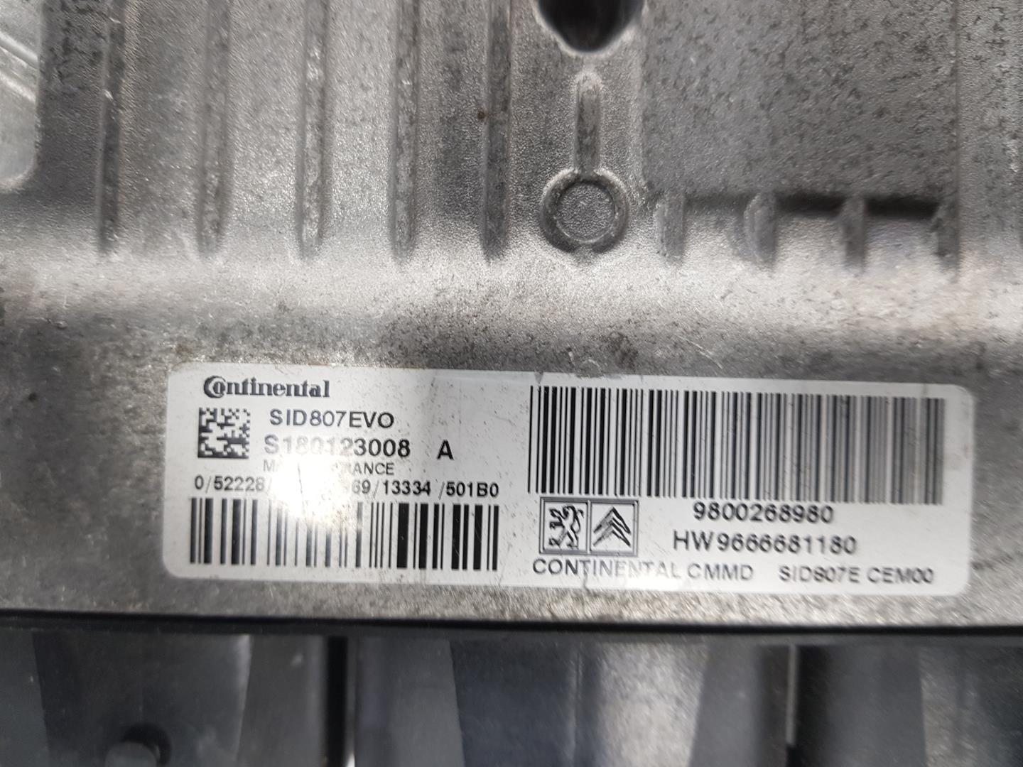 PEUGEOT 3008 1 generation (2010-2016) Motorkontrolenhed ECU 9800268980,9800268980,2222DL 19810318