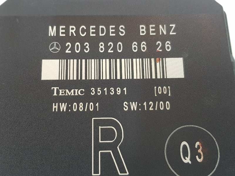 MERCEDES-BENZ C-Class W203/S203/CL203 (2000-2008) Kiti valdymo blokai 2038206626, 2038206626 19639398