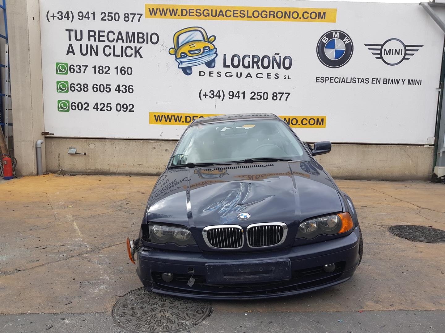 BMW 3 Series E46 (1997-2006) Priekinė kairė sėdynės sagtis 72119119551, 9119551 19934591