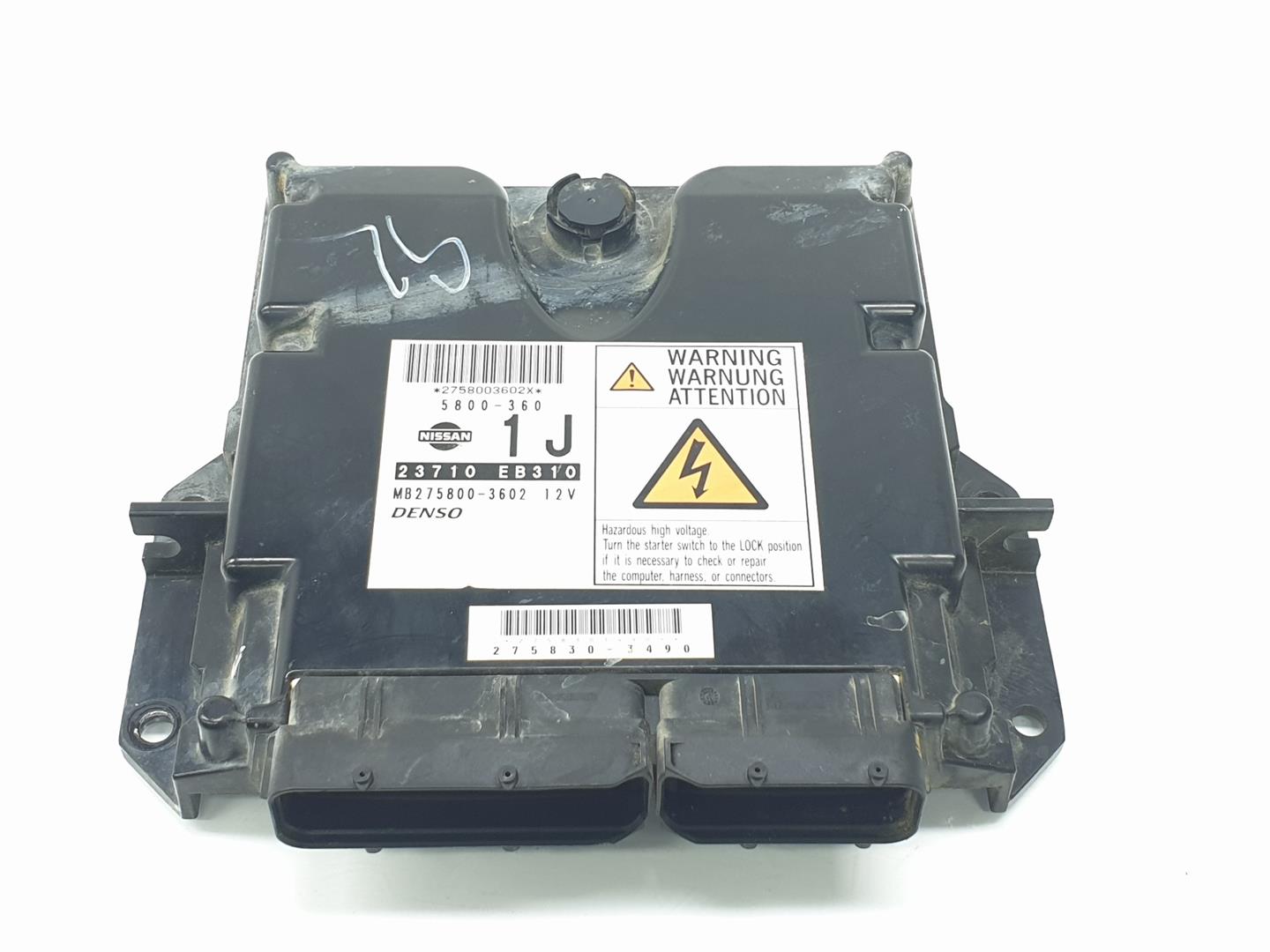 NISSAN NP300 1 generation (2008-2015) motorvezérlő egység 23710EB310, 23710EB310 24236152