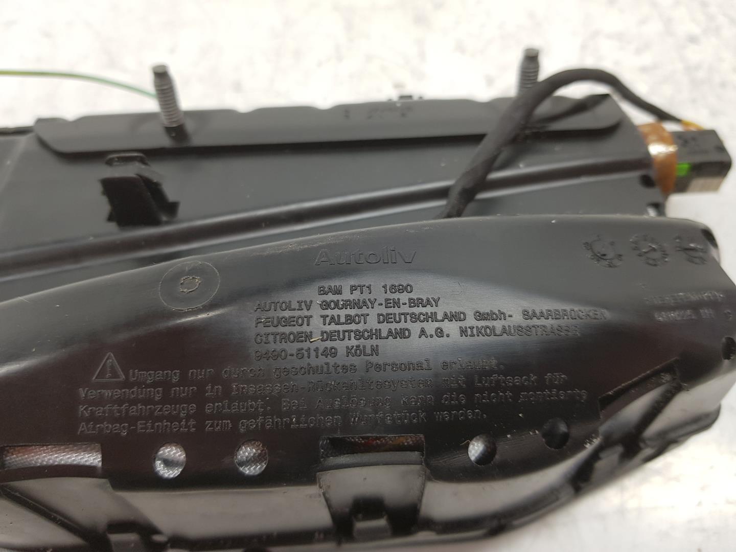 PEUGEOT 508 1 generation (2010-2020) Front Left Door Airbag SRS 8217G4, 9686337580, 2222DL 19931626