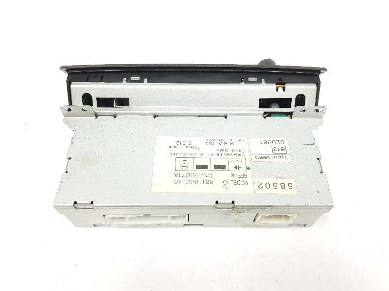 TOYOTA Yaris 1 generation (1999-2005) Musikafspiller uden GPS 8611052140, 8611052140 19915700