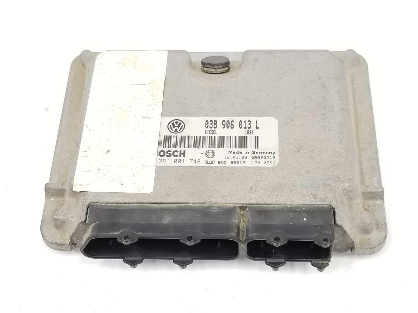 SEAT Arosa 6H (1997-2004) Calculateur d'unité de commande du moteur 038906013L, 0281001748, 038906013L 19918591