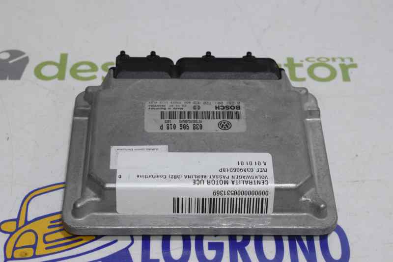 VOLKSWAGEN Passat B5 (1996-2005) Engine Control Unit ECU 038906018P,2222DL 19564586