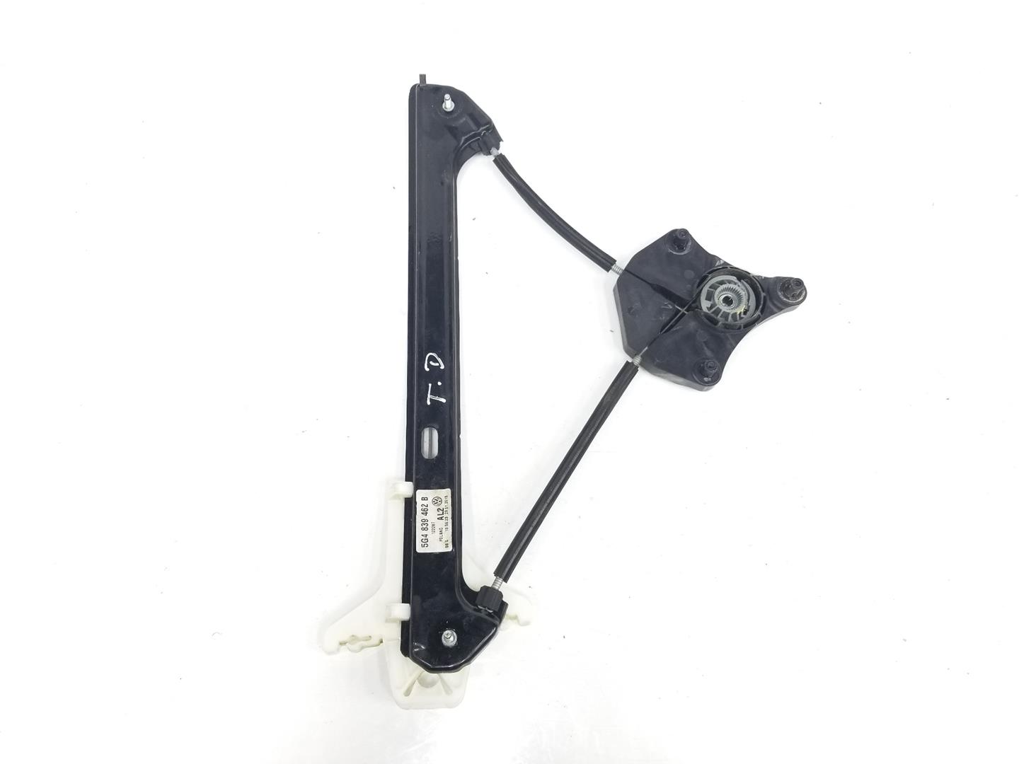 VOLKSWAGEN Golf 7 generation (2012-2024) Regulator de geam ușă dreapta spate 5G4839462B, 5G4839462B 19760402