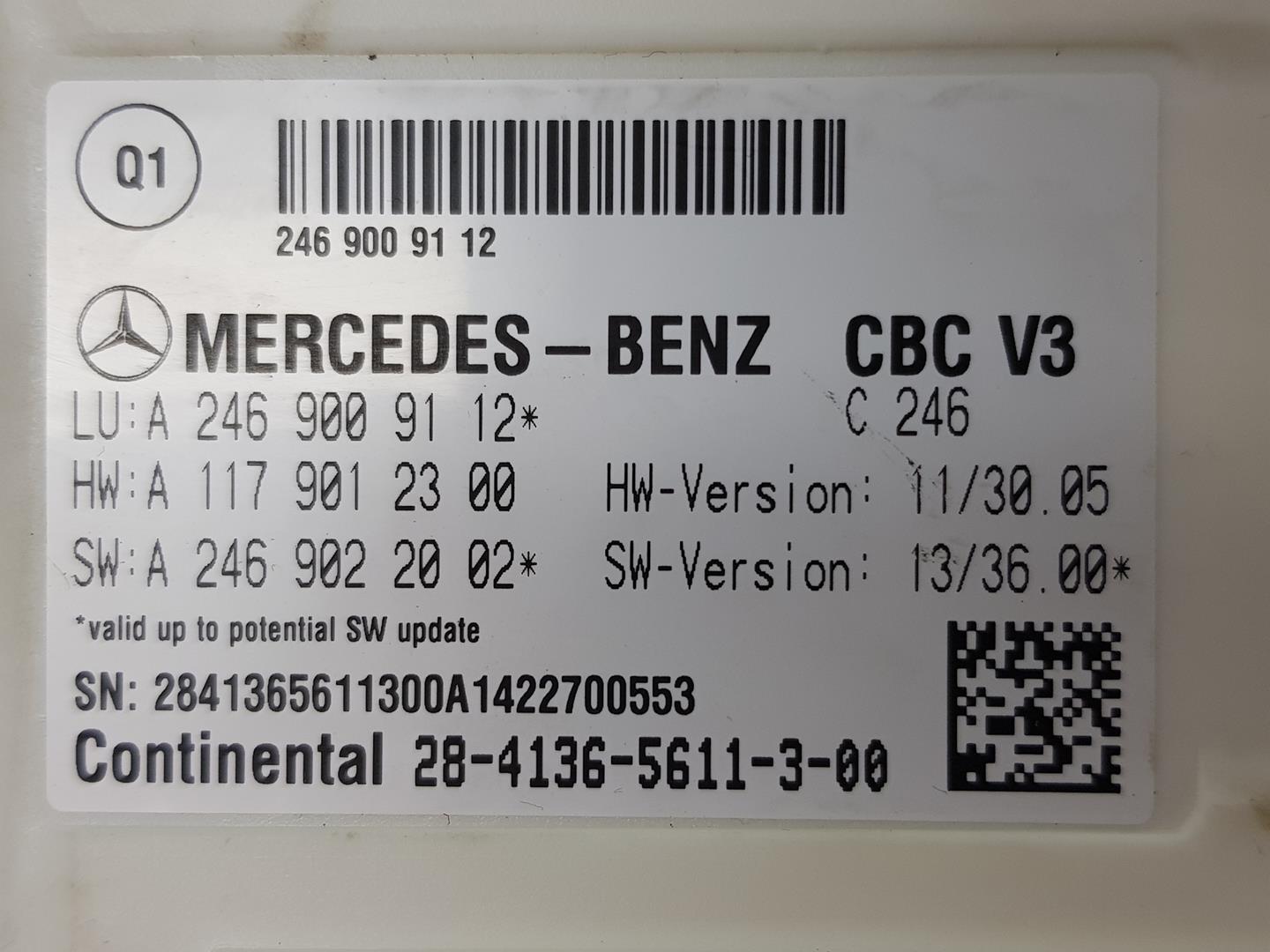 MERCEDES-BENZ A-Class W176 (2012-2018) Kiti valdymo blokai A2469009112, A2469009112 24867457