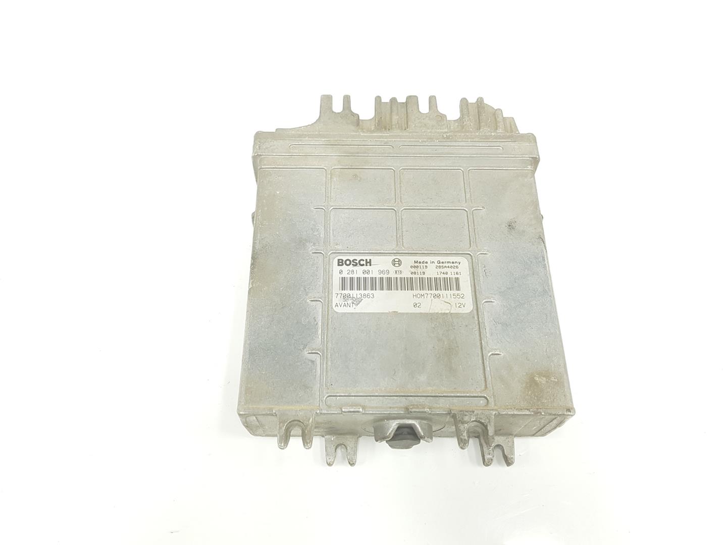 RENAULT Megane 1 generation (1995-2003) Engine Control Unit ECU 7700111552, 7700113863, 02810019692222DL 19893325