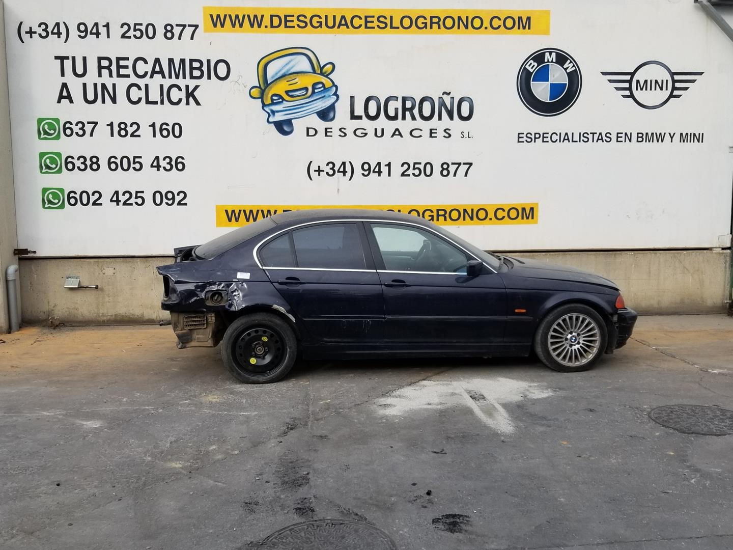 BMW 3 Series E46 (1997-2006) Jobb első ajtó ablakemelője 51337020660, 7020660, SINMOTOR 19833582