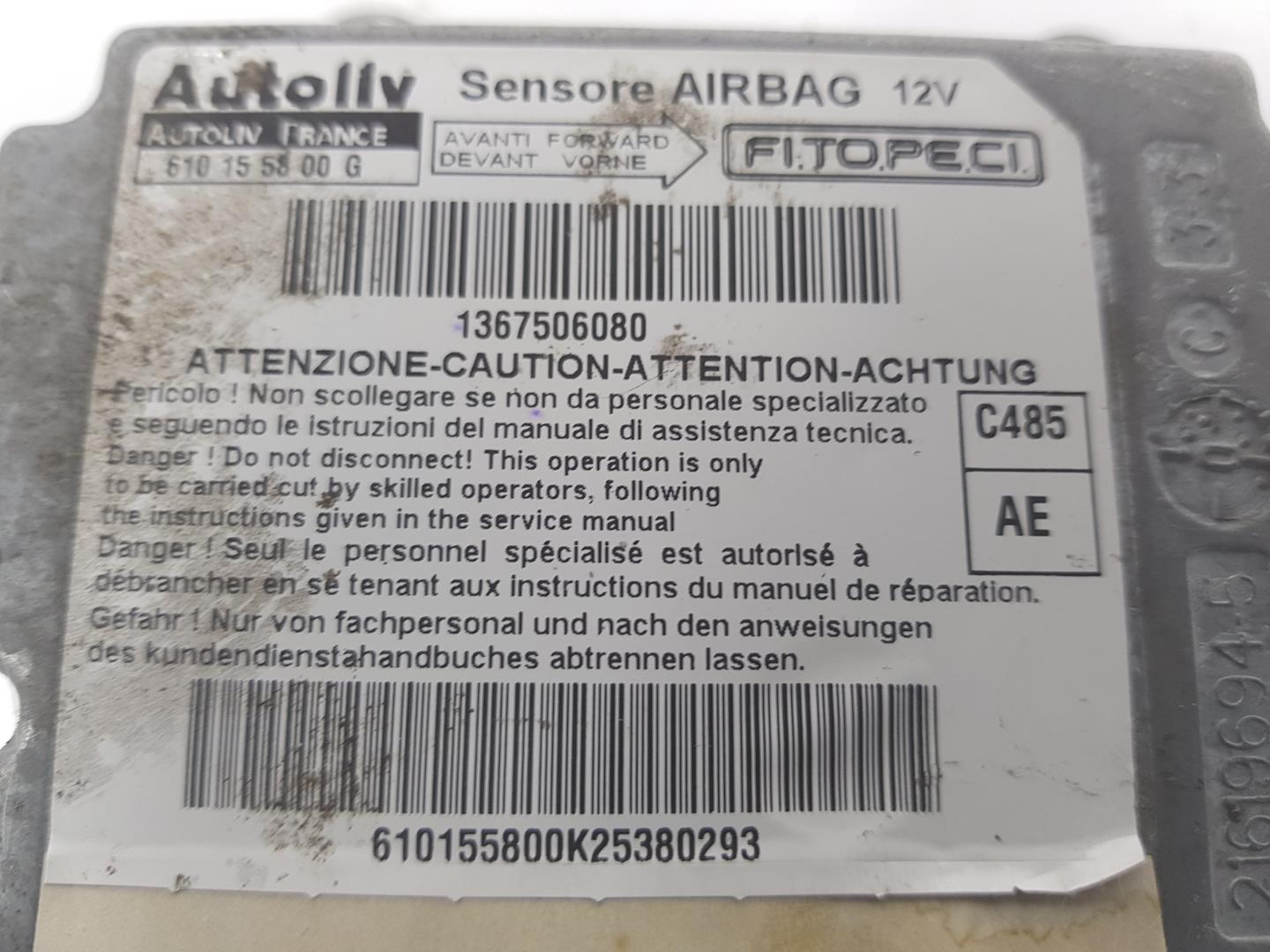 CITROËN Nemo 1 generation (2008-2015) Egyéb alkatrész KITAIRBAG, 1606903280 19907043