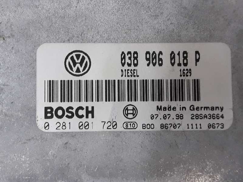 VOLKSWAGEN Passat B5 (1996-2005) Engine Control Unit ECU 038906018P,0281001720,2222DL 19655858