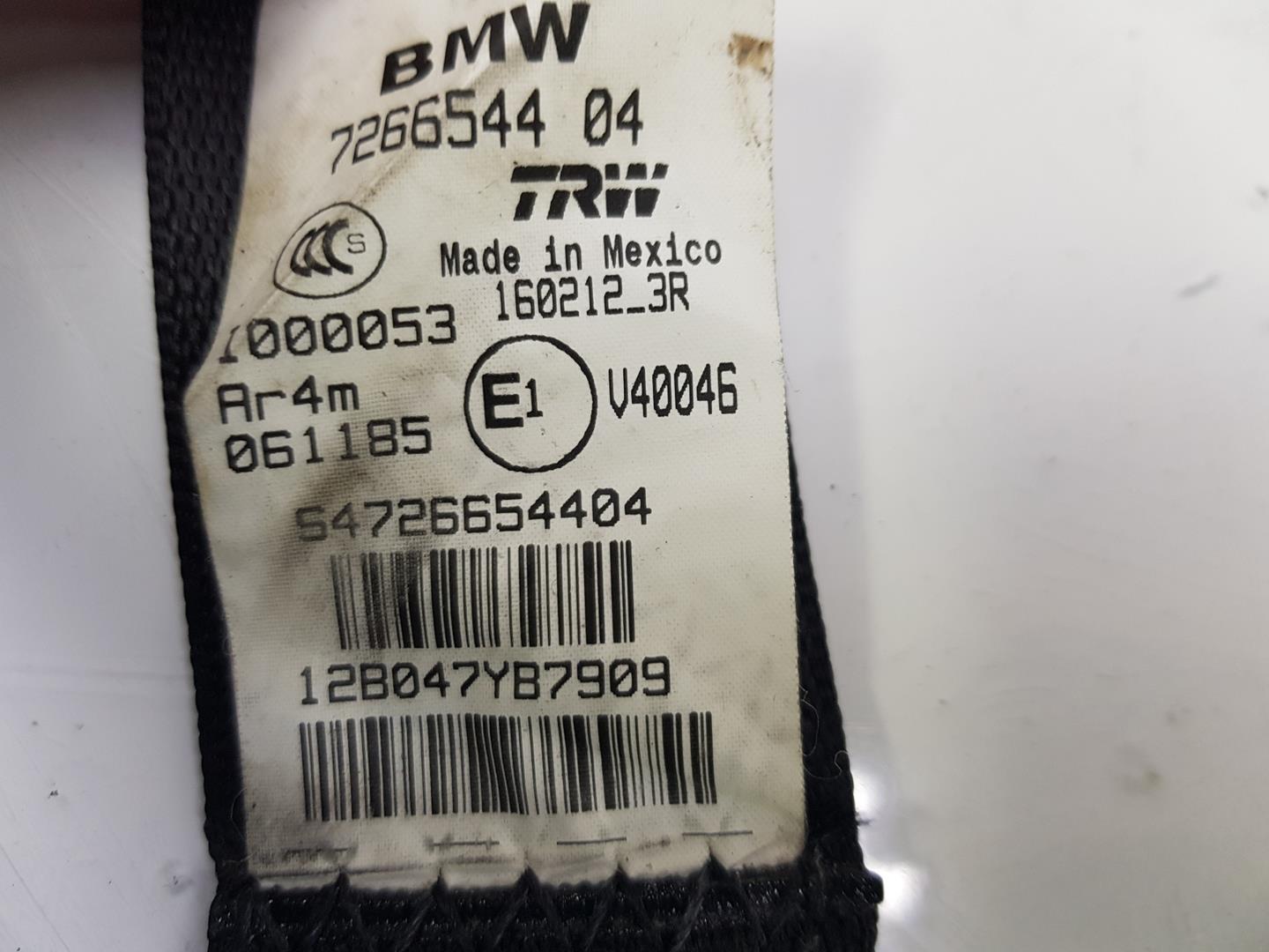 BMW X4 F26 (2014-2018) Rear Right Seatbelt 7266544,72117266544 19908481