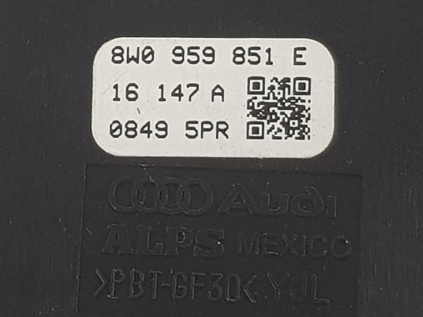 AUDI A4 (8W2, B9) (2015-наст. время) Кнопка стеклоподъемника передней левой двери 8W0959851E, 8W0959851E 19784401