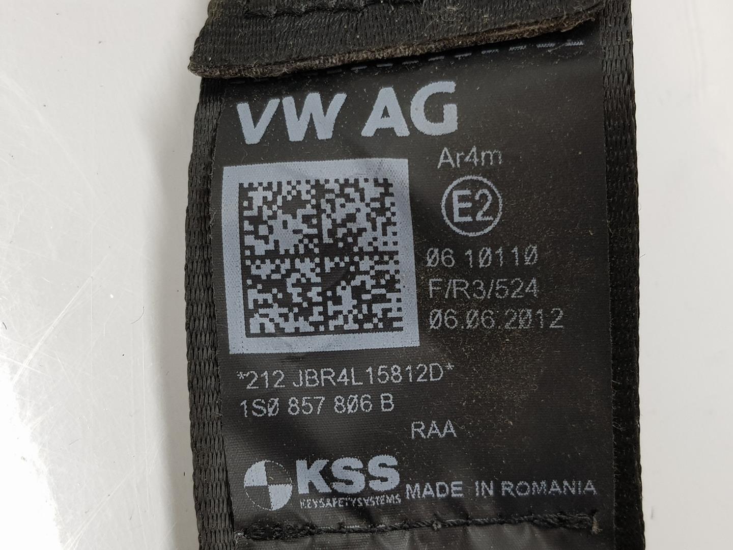 VOLKSWAGEN Up 1 generation (2011-2024) Rear Right Seatbelt 1S0857806B,1S0857806B 24197983